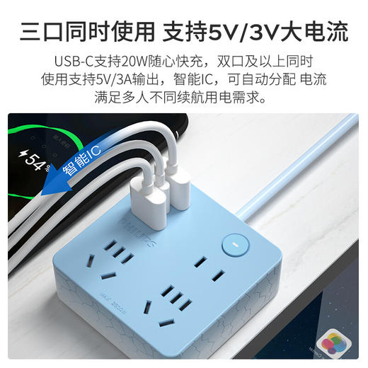 飞利浦水立方PD20W快充USB插座SPB8331U93 商品图5