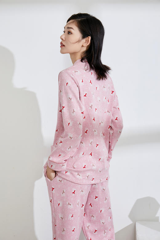 5F Ahpeena爱比娜 纯棉提花家居服套装 商品图1