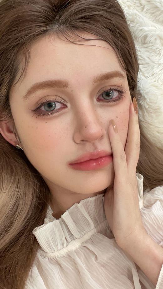 con4u 日抛 蓝盐喔喔wowo 直径14.5mm着色14.0mm 商品图2