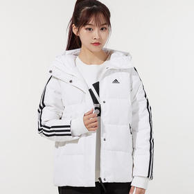 阿迪达斯 （adidas） 羽绒服女 2022冬季新款白色户外防风保暖连帽外套运动休闲羽绒夹克 HA1176