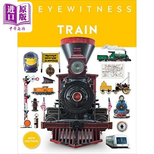预售 【中商原版】Eyewitness系列 火车百科 英文原版 Train Discover the Story of the Railroads DK 商品图0