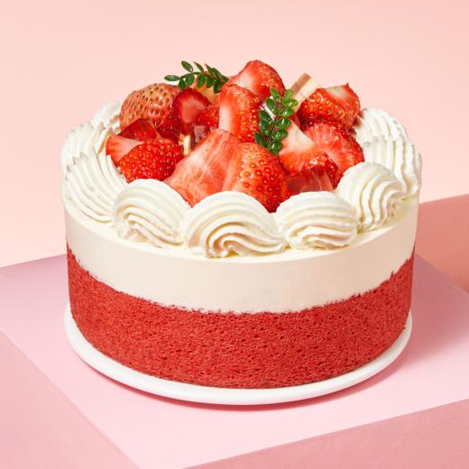 草莓蜂蜜甜心（每天空运的丹东牛乳草莓制作） 商品图0