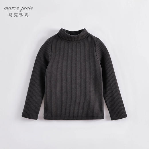 【德绒发热】马克珍妮冬装新款 男女童高领打底衫 儿童T恤230297 商品图2