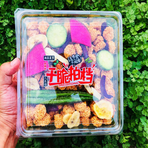 【8.5元/盒】趣乐麦干脆酱爆/香辣果蔬脆八爪烧280g（0708234） 商品图0