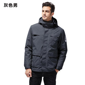 羽绒内胆情侣冲锋衣高端户外加厚三合一可拆卸两件套可团购定制