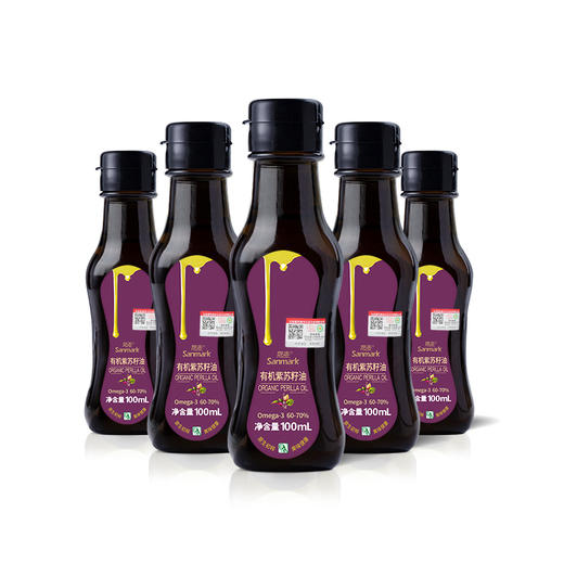 「小油瓶紫苏籽油」100ml*5 α-亚麻酸60%-70% 商品图1