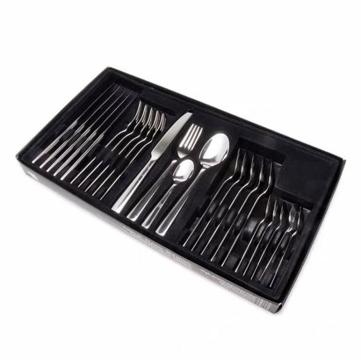 JIMINOX杰美思18/10不锈钢西餐餐具套装刀叉勺24件餐具礼盒装 商品图3