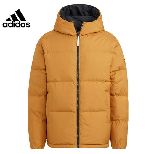 阿迪达斯 （adidas） 男装羽绒外套 2022冬季新款 两面穿跑步运动服保暖防风连帽羽绒服 HR5241 商品图0