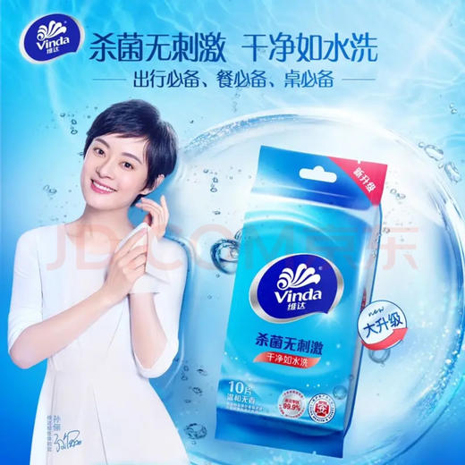 维达杀菌无刺激湿巾VW1009   10片/包 商品图0