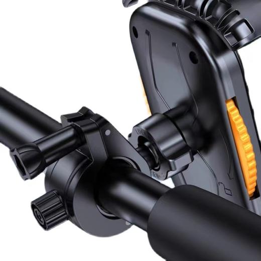 品胜自行车支架导航架送外卖摩托车支撑架电动车手机架子金属通用 商品图1