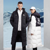 卡尔美长款羽绒服男女加厚连帽外套运动休闲保暖过膝鸭绒服8261YR1013 商品缩略图11