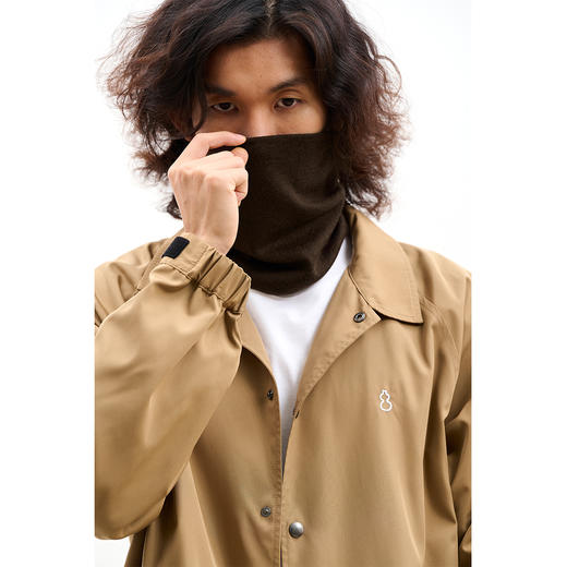 吃茶去chichaqu美利奴羊毛围脖户外保暖骑行运动滑雪围巾 商品图3