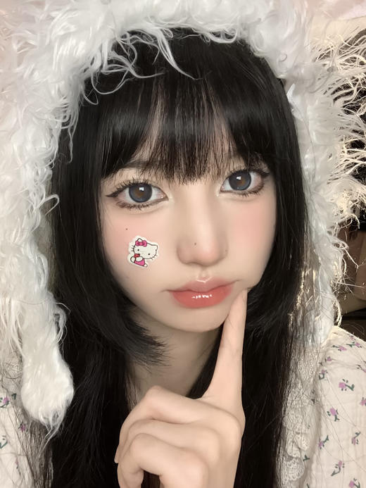 【大直径】KIKICON-蓝气球-14.5mm【半年抛 0-1000度 无525/575】 商品图1