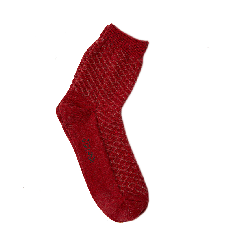 麻+汉麻袜 暑红