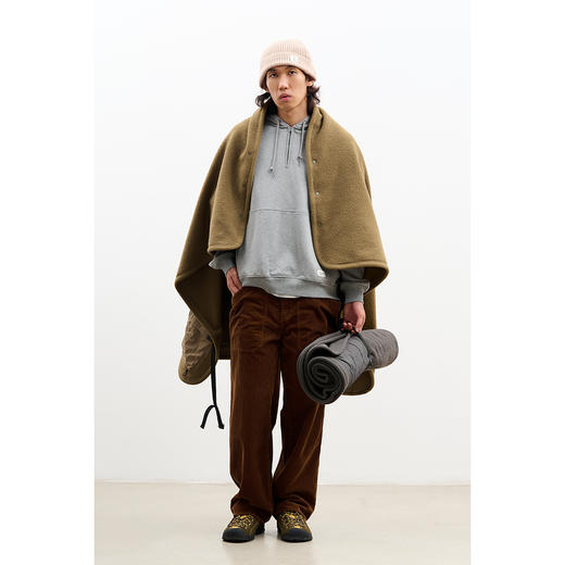 吃茶去chichaqu可收纳户外露营抓绒便携摇粒绒披肩 商品图0