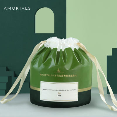 尔木萄加厚卷筒式洗脸巾一次性洁面巾干湿两用70片 商品图0