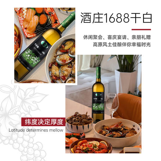 云南红老树1688水晶全汁干白葡萄酒750ml弥勒东风云南红酒庄国产红酒 商品图5