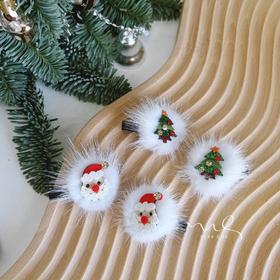 pureshare 圣诞雪人发圈发夹