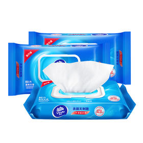 维达杀菌湿巾温和无香家庭装80片每包×3包1028