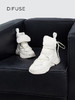 DFuse迪芙斯2022冬季新款牛皮加绒厚底老爹鞋运动短靴DF24118541 商品缩略图2