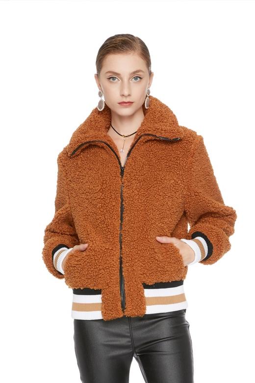 stradivarius 羊羔毛夹克外套 5118 商品图0