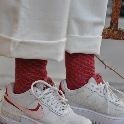 麻+汉麻袜 暑红 商品图4