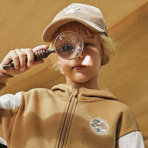 KIDS卡尔美儿童外套男童百搭新款春秋大童休闲上衣 商品图0