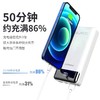 品胜20000毫安充电宝22.5W超级快充移动电源超大容量超薄小巧便携白色1个 商品缩略图2
