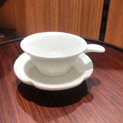 陆宝陶瓷茶具茶滤套组葵口茶滤组--禅风黑/青瓷冰裂茶滤套组 商品图0