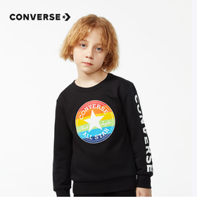 Converse/匡威童装秋冬新款男童彩标加绒套头卫衣CV2032034