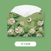 【梵高油画高颜值纸巾盒】月下白玫瑰油画纸巾盒轻奢风客厅家用桌面抽纸盒高档车载纸抽盒 商品缩略图4