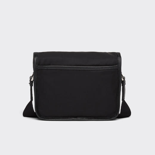 【二】PRADA 普拉达 男士 Re-Nylon 再生尼龙 Saffiano 十字纹皮革珐琅金属三角形徽标斜挎单肩包 2VD034 2DMH F0002 XOP 商品图2