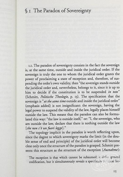 预售 Homo sacer Giorgio Agamben 英文原版 商品图5