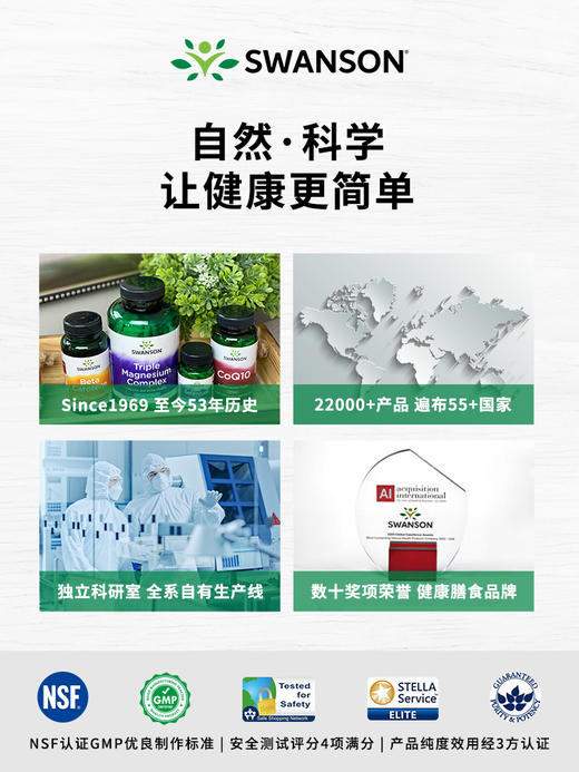 Swanson斯旺森纳豆激酶胶囊6750FU/粒美国非日本原装进口旗舰 商品图3