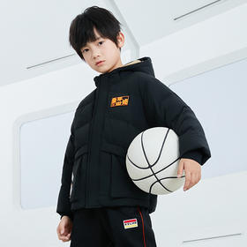KIDS卡尔美冬新款男童棉袄棉服加厚运动休闲外套
