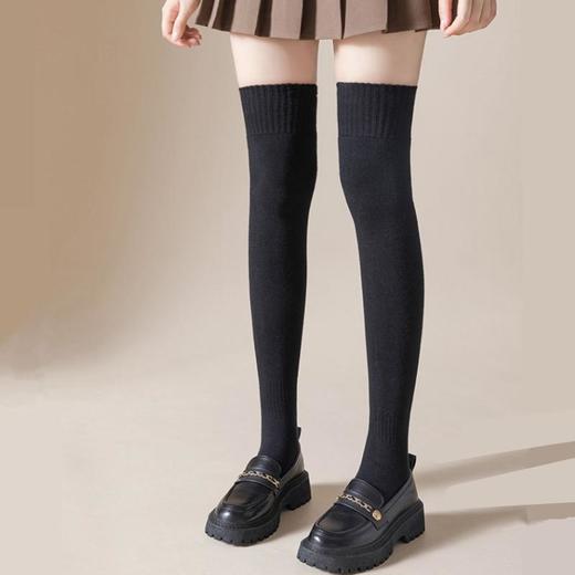 纯棉加厚毛圈保暖过膝袜日系Jk袜小腿袜长筒袜 商品图4