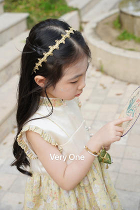 pureshare蓬纱馆 金色蕾丝发箍