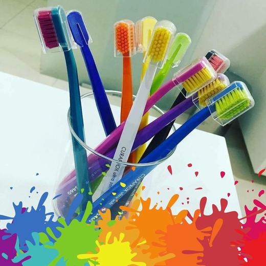 瑞士专业牙科防护CURAPROX科瑞宝士7600儿童及孕妇牙刷3只装5-13岁+孕妇（颜色随机） 商品图2