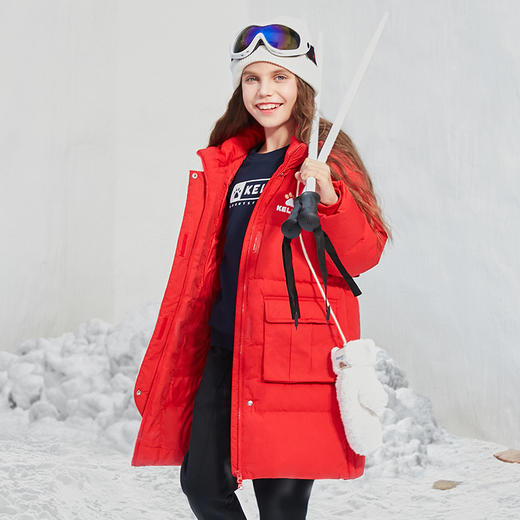 童装冬新款女童中长款加厚保暖羽绒服外套5244YR4060 商品图1