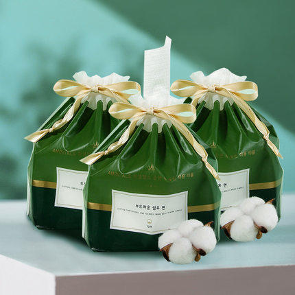 尔木萄加厚卷筒式洗脸巾一次性洁面巾干湿两用70片 商品图2