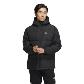 Adidas yysports 阿迪达斯2022冬季新款户外男子短款连帽羽绒服 HN2094