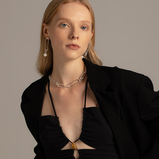 UNFOLDS The Loop Chain Necklace Gold 水流环形链条项链 商品图7