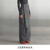 JUDYHUA 口袋设计款直筒裤 商品缩略图1
