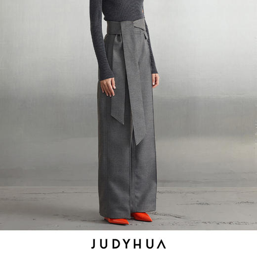 JUDYHUA 口袋设计款直筒裤 商品图1