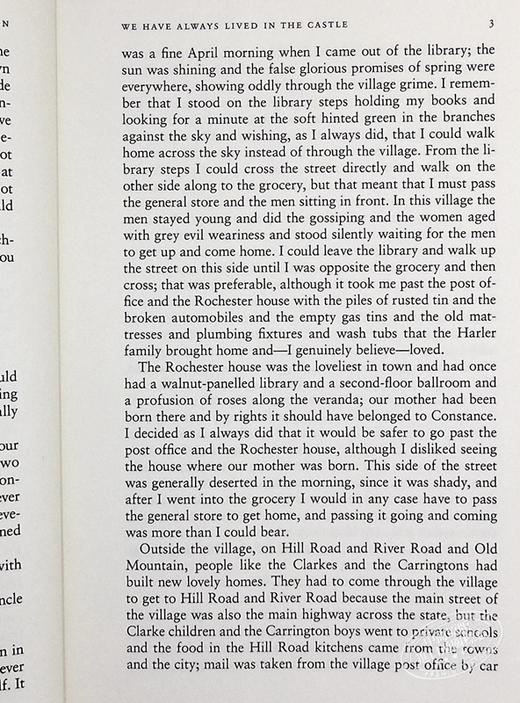 【中商原版】雪莉·杰克逊 我们一直住在城堡里 英文原版 We have always lived in the castle SHIRLEY JACKSON 奇幻惊悚 商品图6