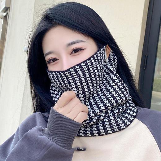 【买一送一围巾+帽子+面罩+发带四合一】防寒护脸一巾多用护颈头巾面罩时髦百搭3秒成型又薄又暖户外骑行保暖挂耳面罩面巾围脖 商品图0