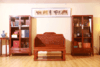 红桥红  家具严选  缅甸花梨（大果紫檀）【128乾隆款 西番莲纹 宝座】 商品缩略图1