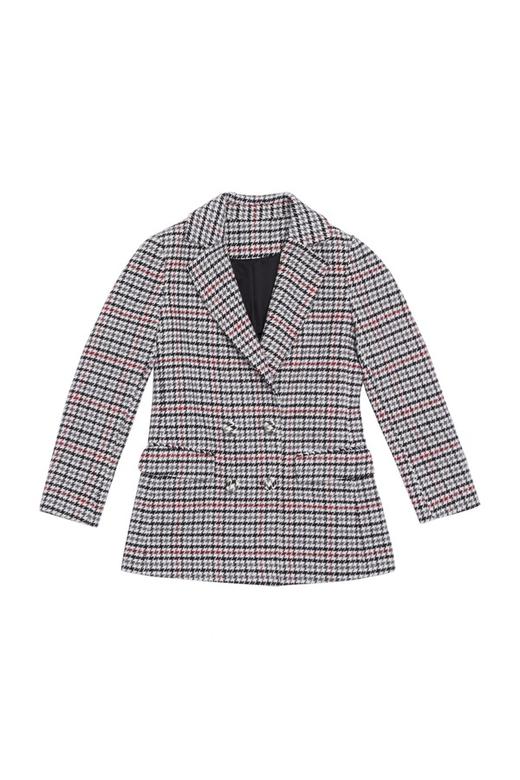 AUGUST 1 EIGHT 千鸟格双排扣外套 5480 商品图4