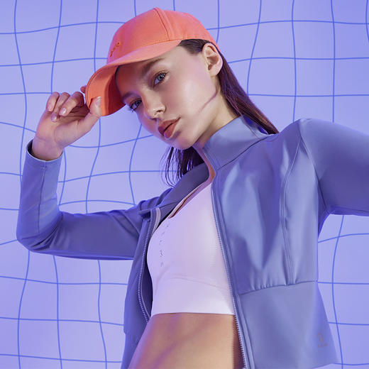 卡尔美运动紧身衣女长袖外套跑步透气高弹速干健身瑜伽服 商品图0