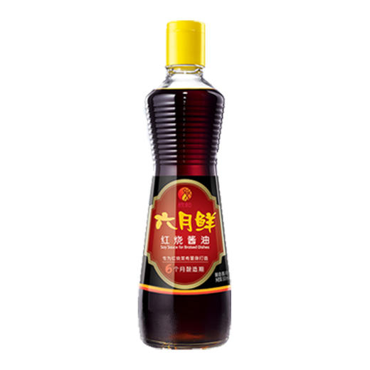 欣和六月鲜红烧酱油500ml 商品图0